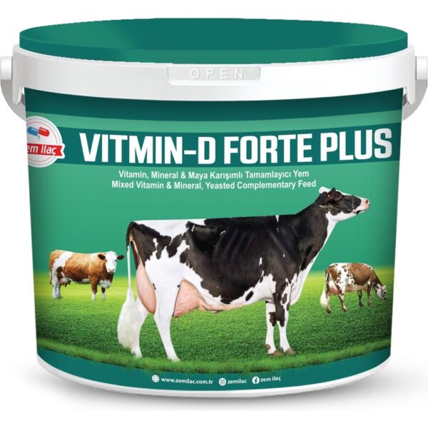 Zem Vitmin-D Forte Plus Çiftlik Hayvanları Günlük Vitamin Mineral Dengeleyici Yem Katkısı 20 kg