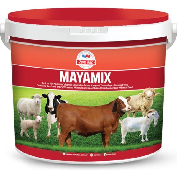 Zem Mayamix Çiftlik Hayvanları Günlük Vitamin Mineral Dengeleyici Yem Katkısı 5 kg